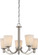 Laguna Five Light Chandelier in Brushed Nickel (72|605825)
