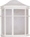 Cage Lantern One Light Wall Lantern in White (72|60537)