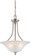 Surrey Three Light Pendant in Brushed Nickel (72|604147)