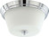 Bento Three Light Flush Mount in Polished Chrome (72|604088)