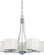 Bento Five Light Chandelier in Polished Chrome (72|604086)