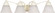 Empire Four Light Vanity in Textured White (72|60355)