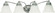 Empire Four Light Vanity in Polished Chrome (72|60339)