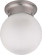 Close to Ceiling Brushed Nickel One Light Flush Mount in Brushed Nickel (72|603249)