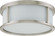 Odeon Three Light Flush Mount in Brushed Nickel (72|602864)