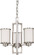 Odeon Three Light Chandelier in Brushed Nickel (72|602851)