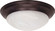 Twist and Lock Old Bronze Two Light Flush Mount in Old Bronze (72|60281)