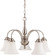 Dupont Five Light Chandelier in Brushed Nickel (72|601822)