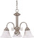 Ballerina Three Light Chandelier in Brushed Nickel (72|60182)