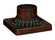 Post Base in Rustic Bronze (72|254908)