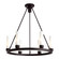 Martin Six Light Chandelier in Bronze, Matte Opal (185|6525BRMO)