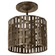 Weave Three Light Pendant in Dark Antique Brass (196|WC975DABLT3)