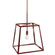 Foyer One Light Hanging Lantern in Antique Copper (196|ST1216ACMEDCLR)