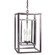 Foyer Two Light Hanging Lantern in Dark Brass (196|SS1220DBLT3CLR)