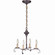 Chandelier Four Light Hanging Lantern in Dark Brass (196|984DBLT4)