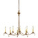 Chandelier Eight Light Hanging Lantern in Antique Brass (196|983VABLT8)