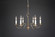 Chandelier Six Light Hanging Lantern in Dark Antique Brass (196|982DABLT6)
