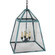 Foyer Four Light Hanging Lantern in Verdi Gris (196|9732VGLT4CLR)
