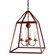 Foyer Four Light Hanging Lantern in Antique Copper (196|9732ACLT904NG)