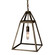 Foyer One Light Hanging Lantern in Dark Antique Brass (196|9722DABMEDSMG)