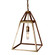 Foyer One Light Hanging Lantern in Antique Brass (196|9722ABMEDNG)