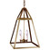 Foyer Two Light Hanging Lantern in Antique Brass (196|9722ABLT2CSG)