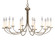 Chandelier 12 Light Hanging Lantern in Dark Antique Brass (196|952DABLT12)