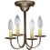 Flush Four Light Hanging Lantern in Dark Antique Brass (196|904FDABLT4)