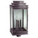Empire Three Light Post Mount in Dark Brass (196|8953DBLT3CSG)