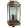 Empire Three Light Post Mount in Dark Antique Brass (196|8953DABLT3CSG)