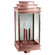 Empire Three Light Post Mount in Antique Copper (196|8953ACLT3CSG)