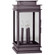 Empire Three Light Pier Mount in Dark Brass (196|8933PDBLT3CSG)