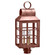 Lynn Three Light Post Mount in Antique Copper (196|8143ACLT3CLR)