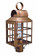 Lynn One Light Post Mount in Antique Brass (196|8133ABCIMCLR)