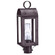 Livery One Light Post Mount in Dark Brass (196|8043DBCIMCLR)