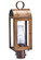Livery One Light Post Mount in Antique Brass (196|8043ABCIMCLR)
