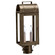 Livery Two Light Post Mount in Dark Antique Brass (196|8033DABLT2CLR)