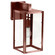 Midtown One Light Wall Mount in Antique Copper (196|7517ACMEDCLR)