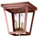Flush Two Light Flush Mount in Antique Copper (196|7324ACLT2CSG)