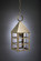 York One Light Hanging Lantern in Antique Brass (196|7132ABMEDCLR)