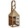 York One Light Wall Mount in Antique Brass (196|7131ABMEDCLR)