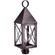 York One Light Post Mount in Dark Brass (196|7053DBCIMCLR)
