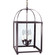 Foyer Four Light Hanging Lantern in Dark Brass (196|6832DBLT4SMG)