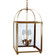 Foyer Four Light Hanging Lantern in Antique Brass (196|6832ABLT4CSG)