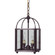 Foyer Two Light Hanging Lantern in Dark Brass (196|6812DBLT2CLR)