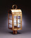 Adams One Light Post Mount in Antique Brass (196|6153ABCIMCLR)