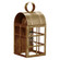 Adams One Light Wall Mount in Antique Brass (196|6131ABMEDSMGNS)