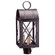 Adams Three Light Post Mount in Dark Brass (196|6053DBLT3CLR)