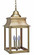 Concord Three Light Hanging Lantern in Antique Brass (196|5652ABLT3CLR)