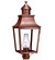 Sharon One Light Post Mount in Antique Copper (196|5553ACCIMCSG)
